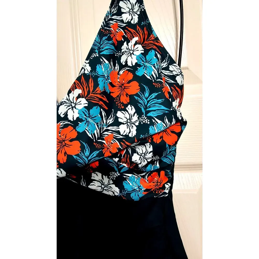 Summer Sunshine One Piece Swimsuit, Floral Maternity Swimwear, NWT, NEW, Sz S